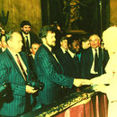 Besuch der Chorsänger in Rom 1991