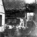 Familie Michael Schneider (Gässelschmidt) im Anwesen Böhlgasse vor 1931 