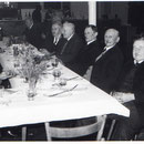 Altennachmittag: v.r. Jakob Funk (Büttel-Martin-Jakob), Wilhelm Weber, Franz Klohe, Franz Adam, Adam Engler u.a.
