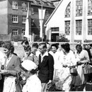Ausflug von Geinsheimern mit den Pfarrern Max Heintz und Herrmann Groß