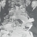 Dreikönigs-Imbs 1972 mit dem Ehrenvorsitzenden Adam Englerund Dirigenten Manfred Monzel