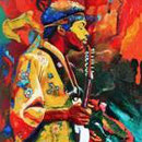 Jimmy Hendrix, 205 x 151 cm, verkauft
