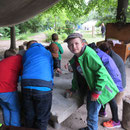 Brotbackstation - Getreide mahlen