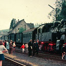 Weidenau am 05.07.1970: Sonderfahrt mit der Dillenburger 94 1539 anäßlich der Verkehrstage Netphen (Aufnahme: Sammlung Burkhard Schneider, Weidenau)