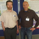 Posterpräsentation der Projektleiter Bauer (TGD) und Lassnig (AGES)