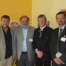 Int. Präsidiale: (v.li) Franz Krispel, Borut Semlic (SLO), Walter Obritzhauser, Sascha Legen (HR)