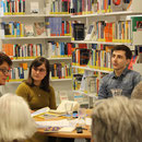 Mit Irene Weber Henking und Bruno Pellegrino bei 4+1 in Chur (Foto: Tanja Pete)