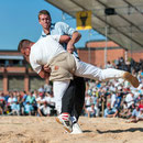 innerschweizerisches schwingfest, cham 6. juli 2014