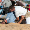 innerschweizerisches schwingfest, cham 6. juli 2014