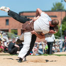 innerschweizerisches schwingfest, cham 6. juli 2014