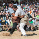 innerschweizerisches schwingfest, cham 6. juli 2014
