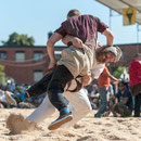 innerschweizerisches schwingfest, cham 6. juli 2014