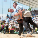 innerschweizerisches schwingfest, cham 6. juli 2014