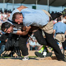 innerschweizerisches schwingfest, cham 6. juli 2014