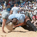 innerschweizerisches schwingfest, cham 6. juli 2014