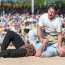 innerschweizerisches schwingfest, cham 6. juli 2014