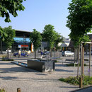 Kastanien mit Brunnen, Bläuackerplatz