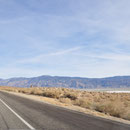 Lange Anfahrt nach Lone Pine im Owens Valley, CA