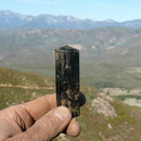 Turmalin (8 cm), Cahuilla Mountains, Riverside County, CA