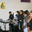 Der Chor der eritreischen Gemeinde