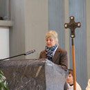 Pfarrgemeinderatsvorsitzende Frau Ulricke Zimmermann bei der Begrüßung
