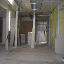 Blick in das Treppenhaus vom Erdgeschoss aus