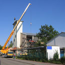 Die Baustelle von außen