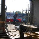 In der 2. Etage wird mit Hochdruck gearbeitet.