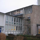 Montage der Nottreppe