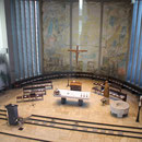 Blick von oben auf dem Altar