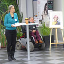 Dr. Petra Engel eröffnet die Ausstellung