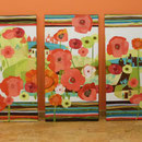Wandbild auf 3 Keilrahmen a 40 x 80 cm, im Kundenauftrag...