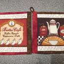 Topflappen in angesagtem Kaffee-Design