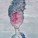 Miss Findushy, 2012, 120 x 85 cm, Ölharz und Lack auf Leinwand