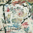 Selbst, 2008, 100 x 80 cm, Ölharz und Lack auf Rupfen