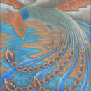 鳳凰 Fenghuang  92×73cm カンバスに油彩  l'huile sur toile  2014