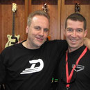 Martin Huch (ex Head over Heals Band, Heinz Rudolf Kunze, Carl Carlton...) Düsenberg Lapsteel Designer - Musicfair Frankfurt/Main 2009