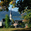 Blick am Weinberg auf Schliersee