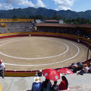 Les arènes de San Cristobal avant le corrida