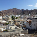 Vue de la banlieue de Muscat