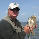 Cap'n Billy Bee rescues a Kemp's Ridley sea turtle, the rarest of the sea turtle.  We took it to the dock where we were met by folks from the Jekyll Is. Sea Turtle Center.  He had digested fishing line and could not go below the surface of the water.