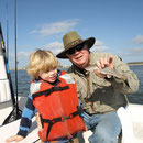 Thomas and one of several whiting he caught.