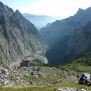 Blick zurück ins Höllental