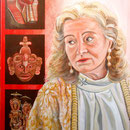 Daniela Rutica: "Eva" 50 x 70 cm, Acryl/Lw, 2013