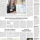 Täglicher Anzeiger Holzminden, Bericht von Frank Müntefering