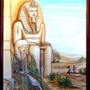 Daniela Rutica "Sultan André", 50 x 70 cm, Acryl/Lw, 2006