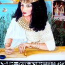 Königin Kleopatra VII. (Ptolemäerzeit) - Daniela Rutica: Kleopatra, 50 x 70 cm, Acryl/Lw., 2012