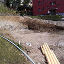 Baugrubenaushub fertiggestellt 05.03.2013
