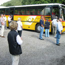 Start mit Postauto nach Kijov in Tschechien