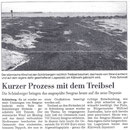 Zeitungsartikel aus Schönberg bei Kiel Herbst 2012